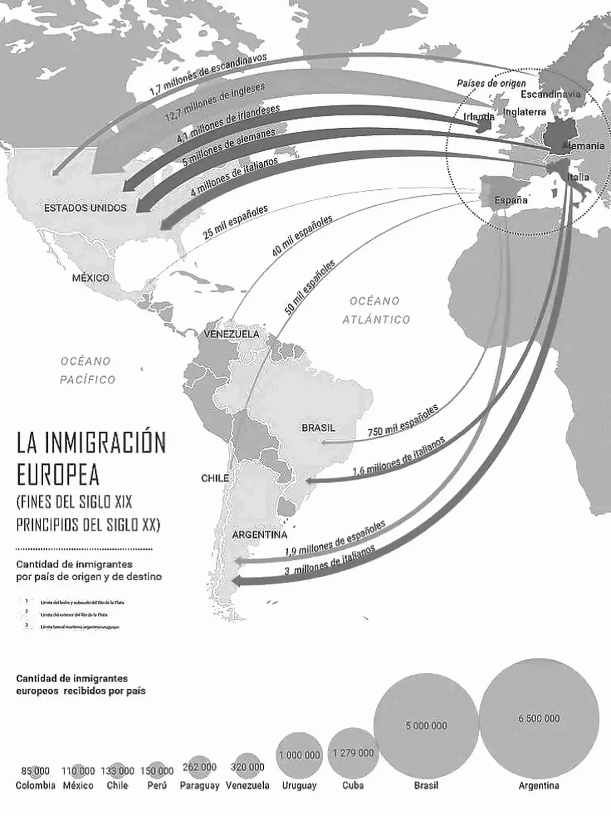 Rutas de la inmigración española