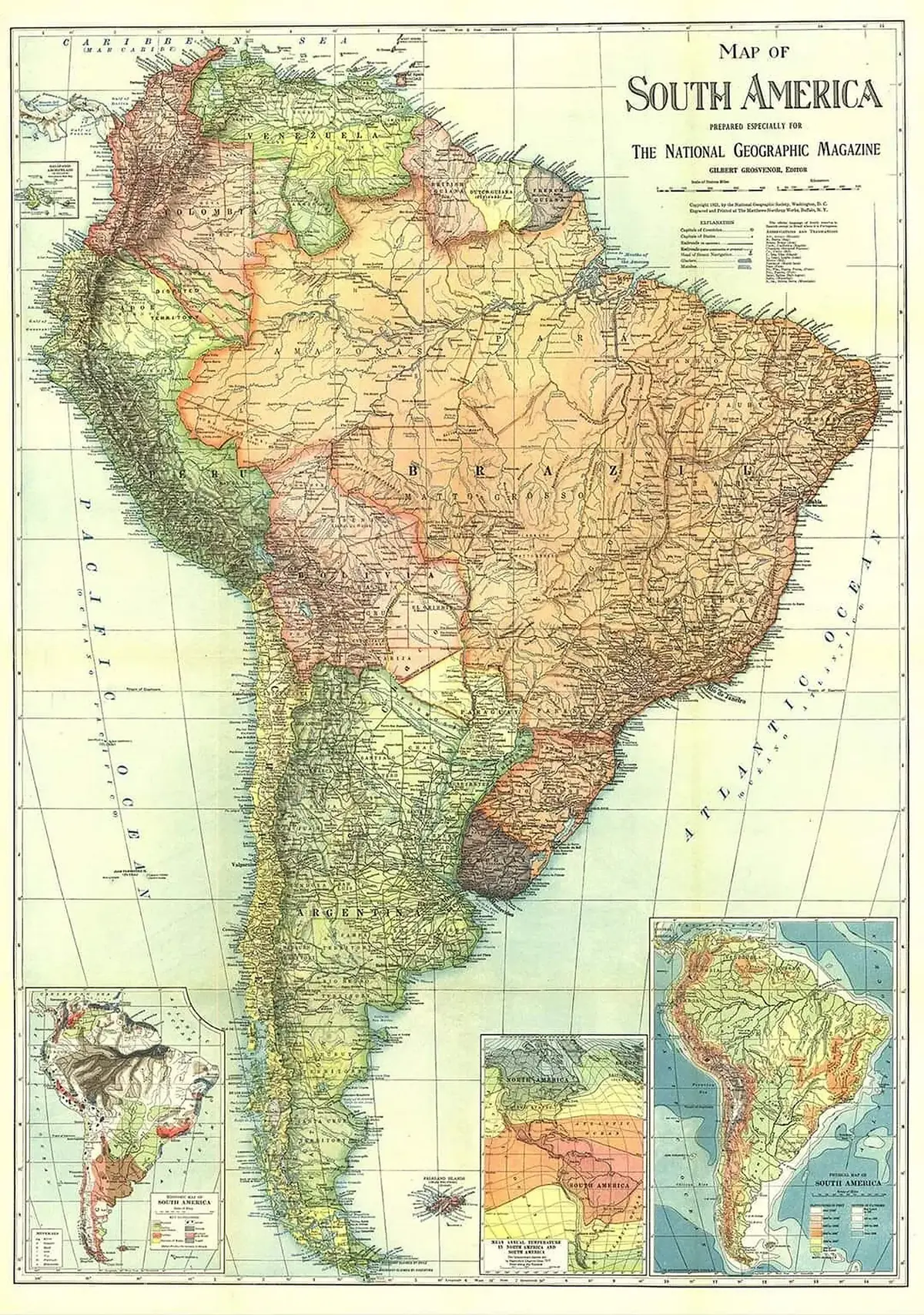 América del Sur, 1900