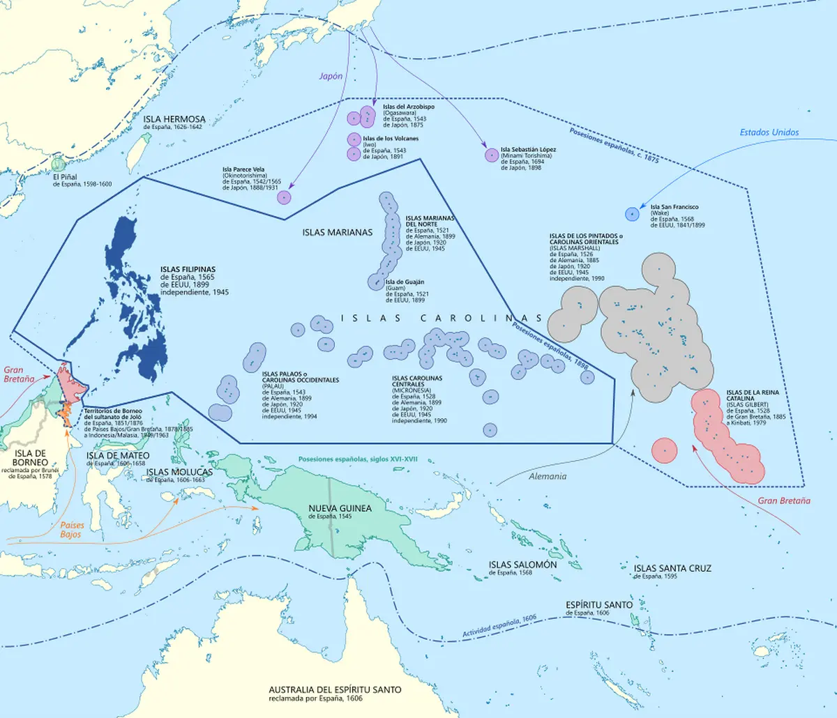 Presencia española en Asia